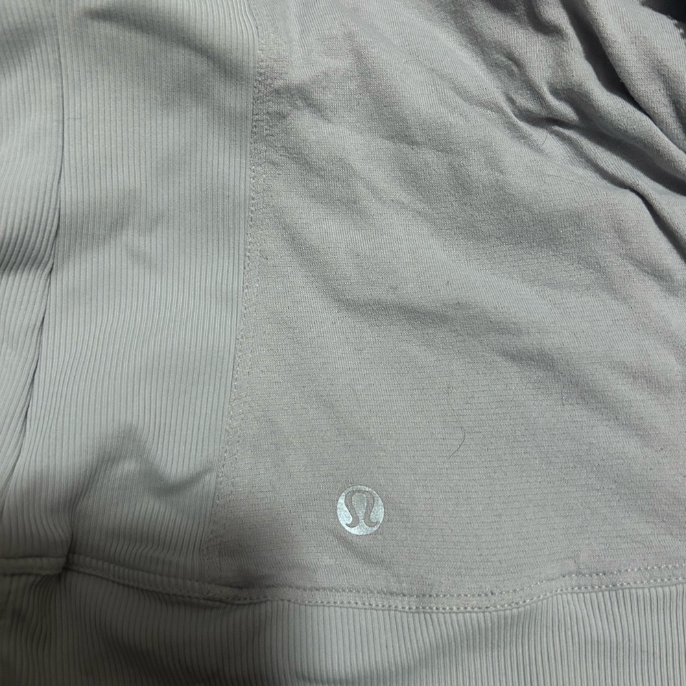 lululemon athletica Light Gray Hooded Zip Jacket - Picture 6 of 7